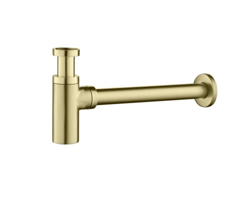 AQ6012BG сифон, шлиф. золото AQ6012BG