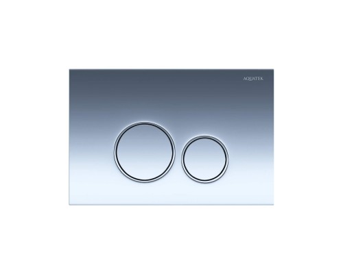 PNS-0000012 (005BQ) Панель смыва Хром ободок хром для INSP-0000001 Pneumo S (клавиши круглые) PNS-0000012