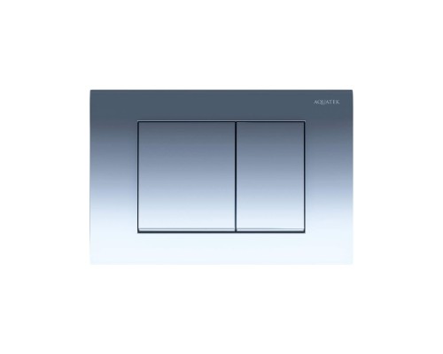 PNS-0000002 (001BQ) Панель смыва Xром для INSP-0000001 Pneumo S (клавиши квадрат) PNS-0000002