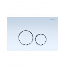 PNS-0000011 (005AQ) Панель смыва Белая глянец ободок хром для INSP-0000001 Pneumo S (клавиши круглые) PNS-0000011