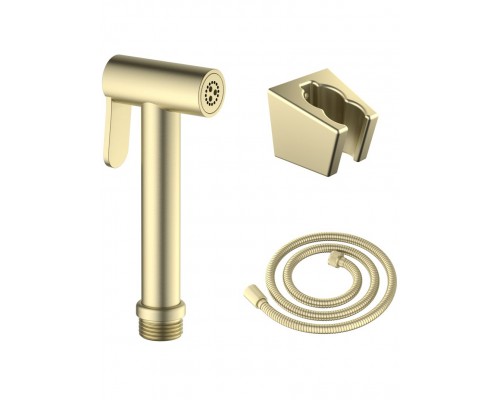 AQ2054BG гигиенический ручной душ со шлангом 120 см и держателем, шлиф. золото AQ2054BG