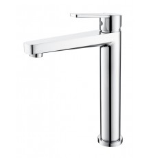 AQ1704CR ЛУГАНО смеситель для раковины высокий 217, без донного клапана AQ1704CR