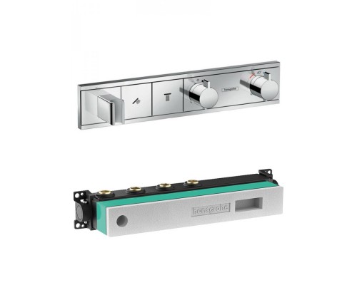 15355000S Set HG RainSelect термостатический смеситель для душа (15355000+15310180) 15355000S