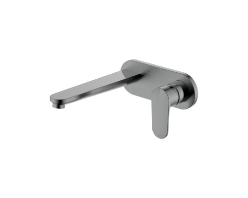 AQ1813BGM НИКА смеситель для раковины настенный (внешняя и скрытая часть), оружейная сталь AQ1813BGM