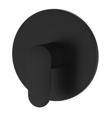 AQ1866MB НИКА смеситель для душа (внешняя и скрытая часть), матовый черный AQ1866MB