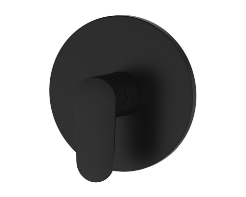 AQ1866MB НИКА смеситель для душа (внешняя и скрытая часть), матовый черный AQ1866MB