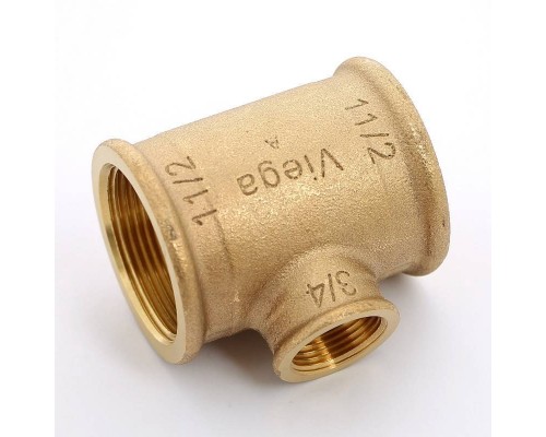 Тройник В бронза VIEGA 1"1/2х3/4"х1"1/2