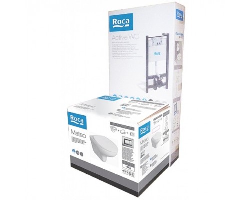 893100010 ПЭК Mateo подвесной унитаз+инсталляция+кнопка+сид(микролифт) 893100010