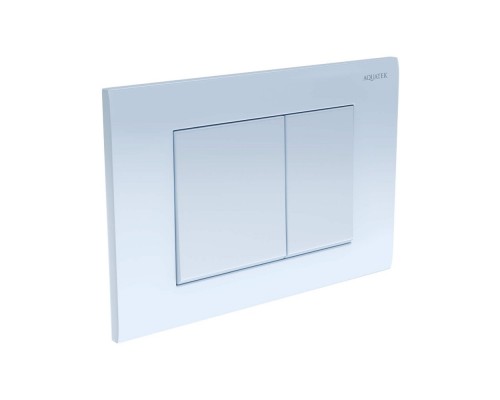 PNS-0000001 (001AQ) Панель смыва Белая глянец для INSP-0000001 Pneumo S (клавиши квадрат) PNS-0000001