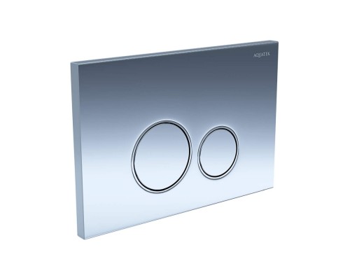 PNS-0000012 (005BQ) Панель смыва Хром ободок хром для INSP-0000001 Pneumo S (клавиши круглые) PNS-0000012