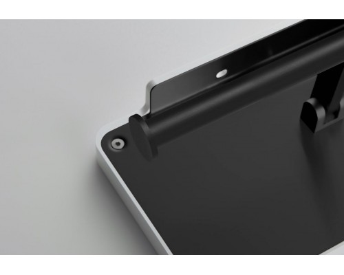 AQ4919MB ЕВРОПА бумагодержатель двойной с полкой, матовый черный AQ4919MB