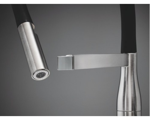 30294000 Essence Смеситель для кухонной мойки с профессиональной лейкой, поворотный излив, хром 30294000