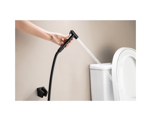 AQ2054MB гигиенический ручной душ со шлангом 120 см и держателем, матовый черный AQ2054MB