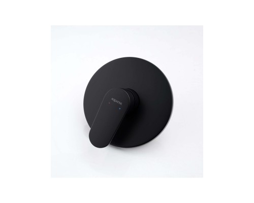 AQ1866MB НИКА смеситель для душа (внешняя и скрытая часть), матовый черный AQ1866MB