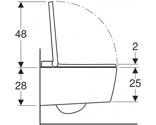 146.224.21.1 унитаз-биде AquaClean Sela NEW подвесной глянцевый хром 146.224.21.1