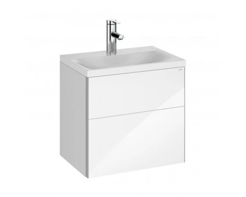 39601211101 ROYAL REFLEX.2 Комплект мебели для ванной 3 (Тумба под умывальник петли слева+Умывальник из минерального литья+Зеркало с подсветкой) 39601211101