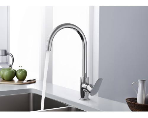 AQ1182CR БЕТТА смеситель для кухни AQ1182CR