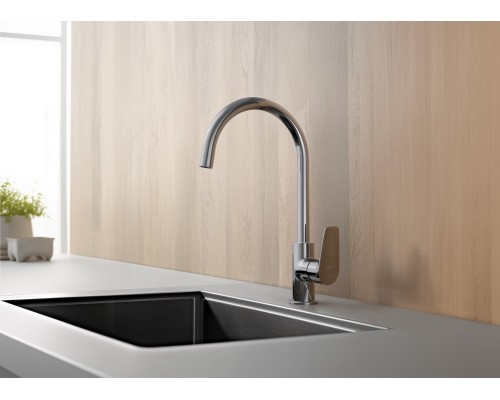 AQ1182CR БЕТТА смеситель для кухни AQ1182CR