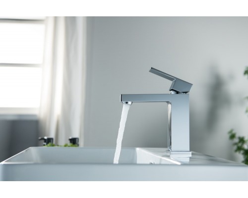 AQ1610CR ЛИБРА смеситель для раковины 114, без донного клапана AQ1610CR