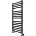 Лира П16 500х1100 Полотенцесушитель Aquatek (черный муар) AQ KP1610BL