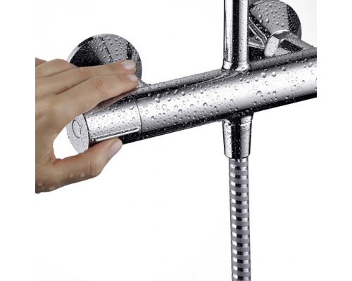 26318000 HG Vernis Blend Showerpipe 200 термостатическая душевая система 26318000