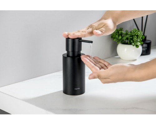AQ4229MB ОБЕРОН дозатор настольный, матовый черный AQ4229MB