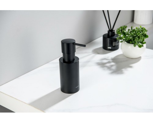 AQ4229MB ОБЕРОН дозатор настольный, матовый черный AQ4229MB
