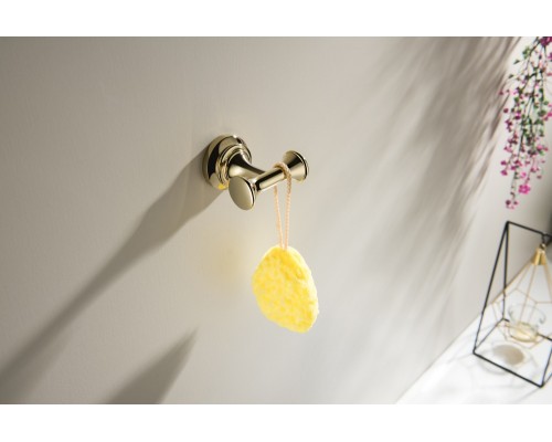 AQ4502PG КЛАССИК крючок двойной, полир. золото AQ4502PG