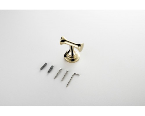 AQ4502PG КЛАССИК крючок двойной, полир. золото AQ4502PG