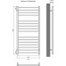 Либерти П16 500х1100 Полотенцесушитель Aquatek AQ RR1610CH