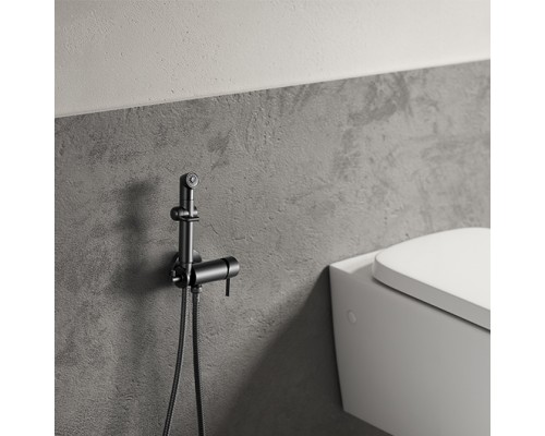 LM7166BLSOLOСмеситель с гигиеническим душем, встраиваемый, черный LM7166BL