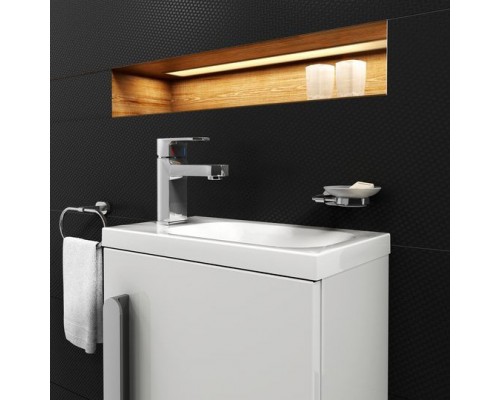 Умывальник CHROME 400 правый белый с отверстием XJGP1100000