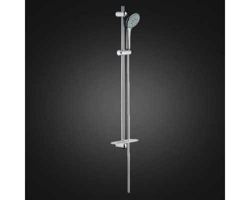 27226001 Euphoria Massage 110 Душевой гарнитур III, душевая штанга 900 мм, шланг 1750 мм, полочка, хром 27226001