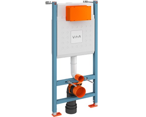 9773B003-7207 Комплект: Normus унитаз подвесной+крышка + инсталляция + панель смыва глянец белый (740-2200) 9773B003-7207