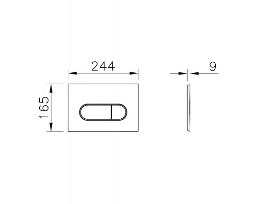 9773B003-7207 Комплект: Normus унитаз подвесной+крышка + инсталляция + панель смыва глянец белый (740-2200) 9773B003-7207