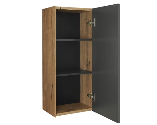 1A258403AJA00 Шкаф навесной Сохо Дуб Веллингтон/Графит софт 1A258403AJA00