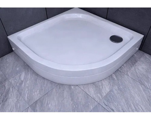 Поддон акриловый, 1/4 круга, с ножками и съемной панелью. БЕЗ СИФОНА. 909015 DPA-0000004