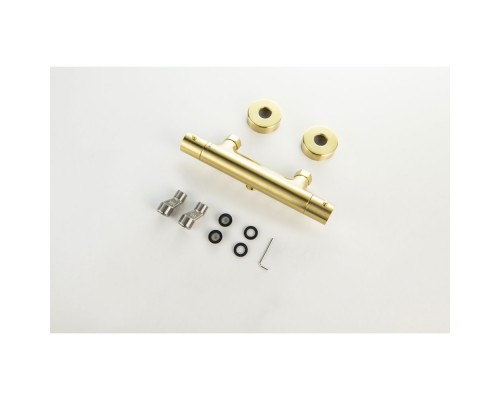 AQ1363BG ЕВРОПА термостатический смеситель для душа, шлиф. золото AQ1363BG