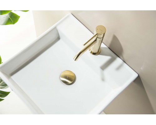 AQ6003BG сливной набор для раковины Push-open без перелива, шлиф. золото AQ6003BG