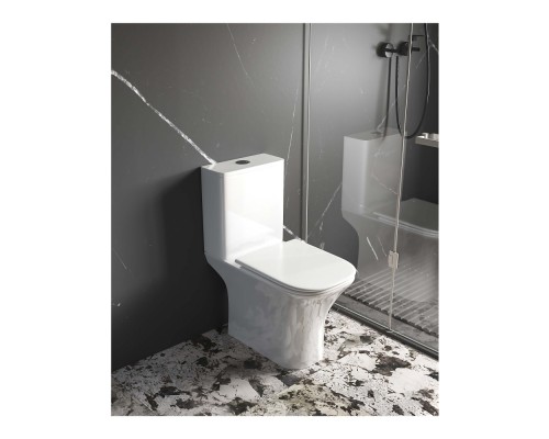 AQ4411-00 Унитаз напольный, безободковый Aquatek Optima Square 665x345x775 AQ4411-00