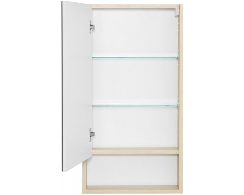 1A252002SDB20 Зеркальный шкаф Сканди 45 Белый/Дуб Верона 1A252002SDB20