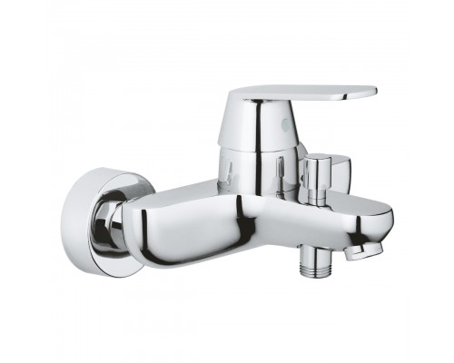 1000179 Набор для ванны Eurosmart Cosmo: Смеситель для рак (23325000), смеситель для ванны (32831000), Tempesta 100 II с полкой (27926001), хром 1000179