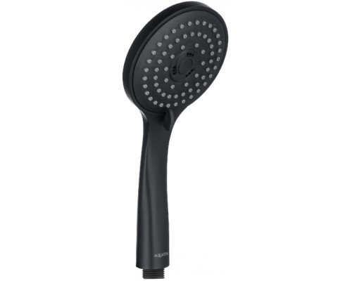 AQ2040MB ВЕГА душевая система (смеситель для ванны) 3jet 250мм, матовый черный AQ2040MB