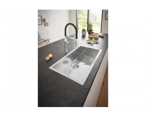 31580SD1 K700 Мойка из нержавеющей стали, 1 чаша, 90-S 86,4/46,4 1.0 (4 шт. - пал.) 31580SD1