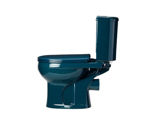 40325110402 Унитаз-компактИридаСтандарт/ зеленый, нижний подвод воды, горизонтальный выпуск(старый арт. 40325130402) 40325110402