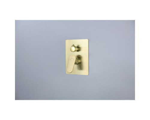 AQ1246BG ОБЕРОН смеситель для ванны 2 режима (внешняя и скрытая часть), шлиф. золото AQ1246BG