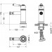 AQ1518CR КЛАССИК смеситель для биде AQ1518CR
