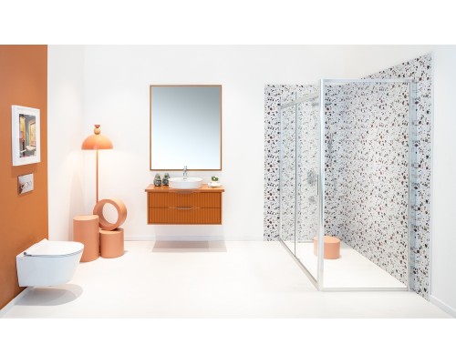 SP26SL Sapphire унитаз подвесной, безободковый, с тонким сиденьем с микролифтом, Serel SP26SL