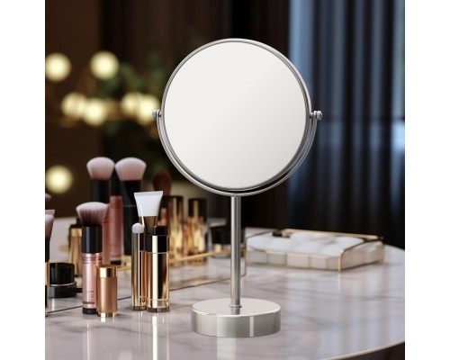 AQ4914CR зеркало косметическое настольное 5х AQ4914CR