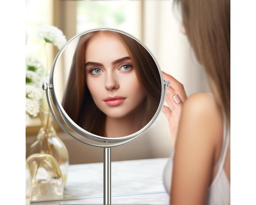 AQ4914CR зеркало косметическое настольное 5х AQ4914CR